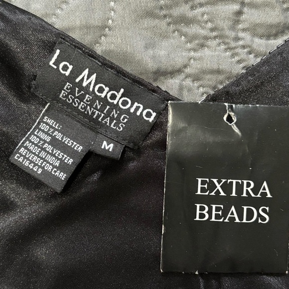 LA MADONA BEADED VAUDEVILLE STYLE DRESS - Picture 4 of 6